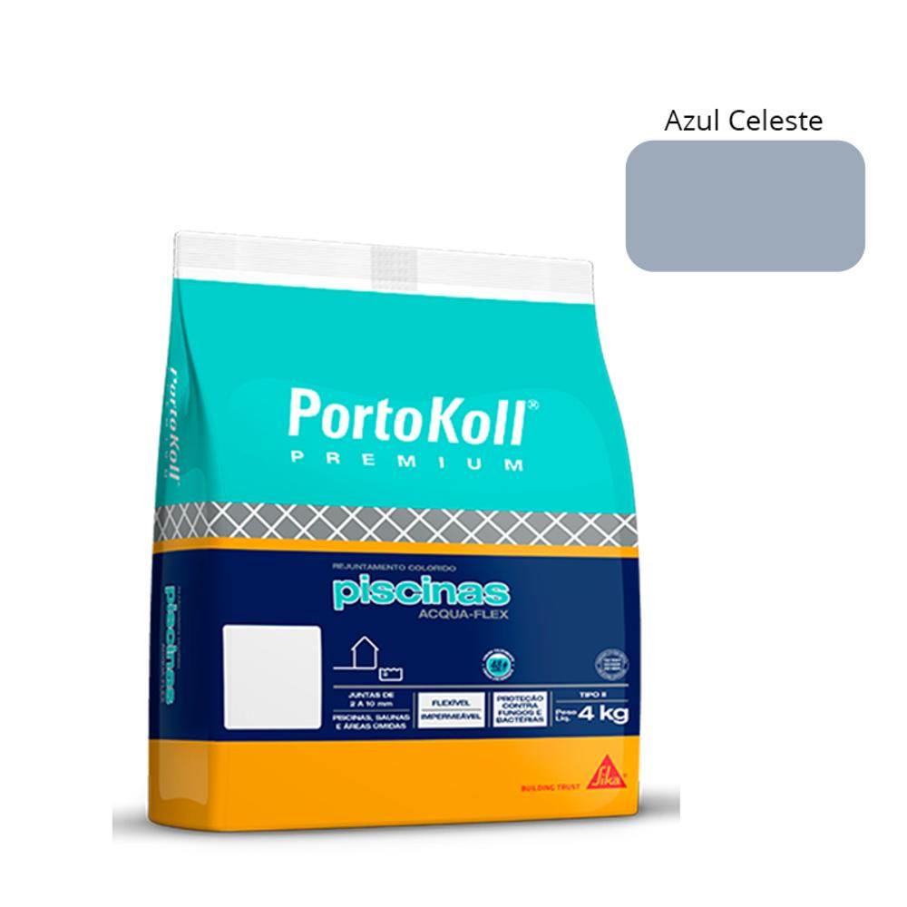 REJUNTE PK ACQUAFLEX AZUL CELESTE SC 4KG
