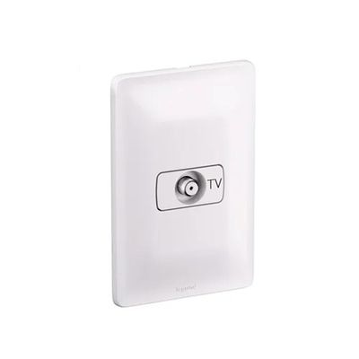 TOMADA ZEFFIA 4X2 ANTENA TV COAXIAL 75