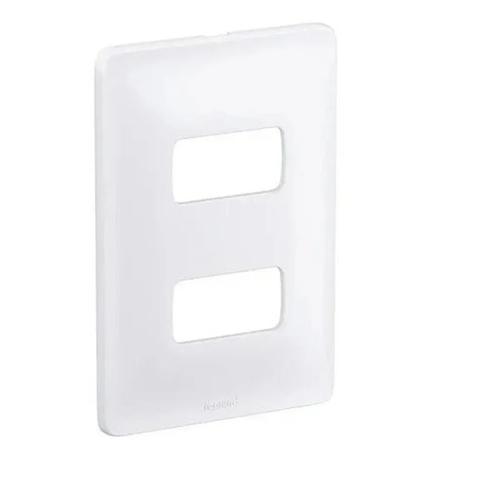 PLACA ZEFFIA 4X2 2 POSTOS SEP BRANCA