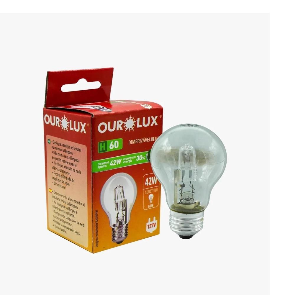 LAMPADA ECO HALOGENA CLARA H60 42W 127V
