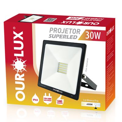REFLETOR LED SL 30W PT6500K BIV