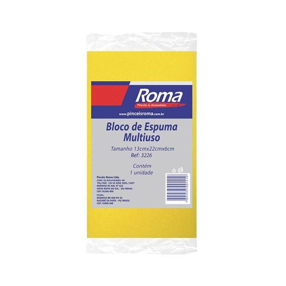 BLOCO ESPUMA 13X22X6CM