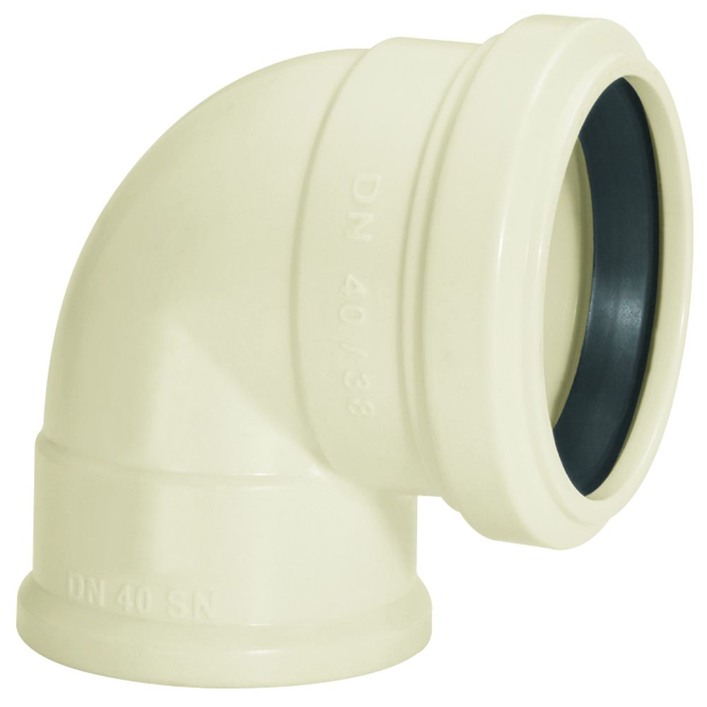 JOELHO 90 ESGOTO 40MM C/ANEL LABIAL