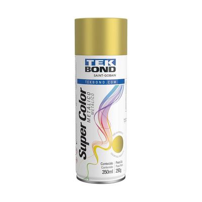 TINTA SPRAY DOURADO METALICO 350ML