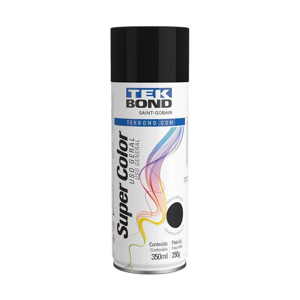 TINTA SPRAY PRETO FOSCO 350ML
