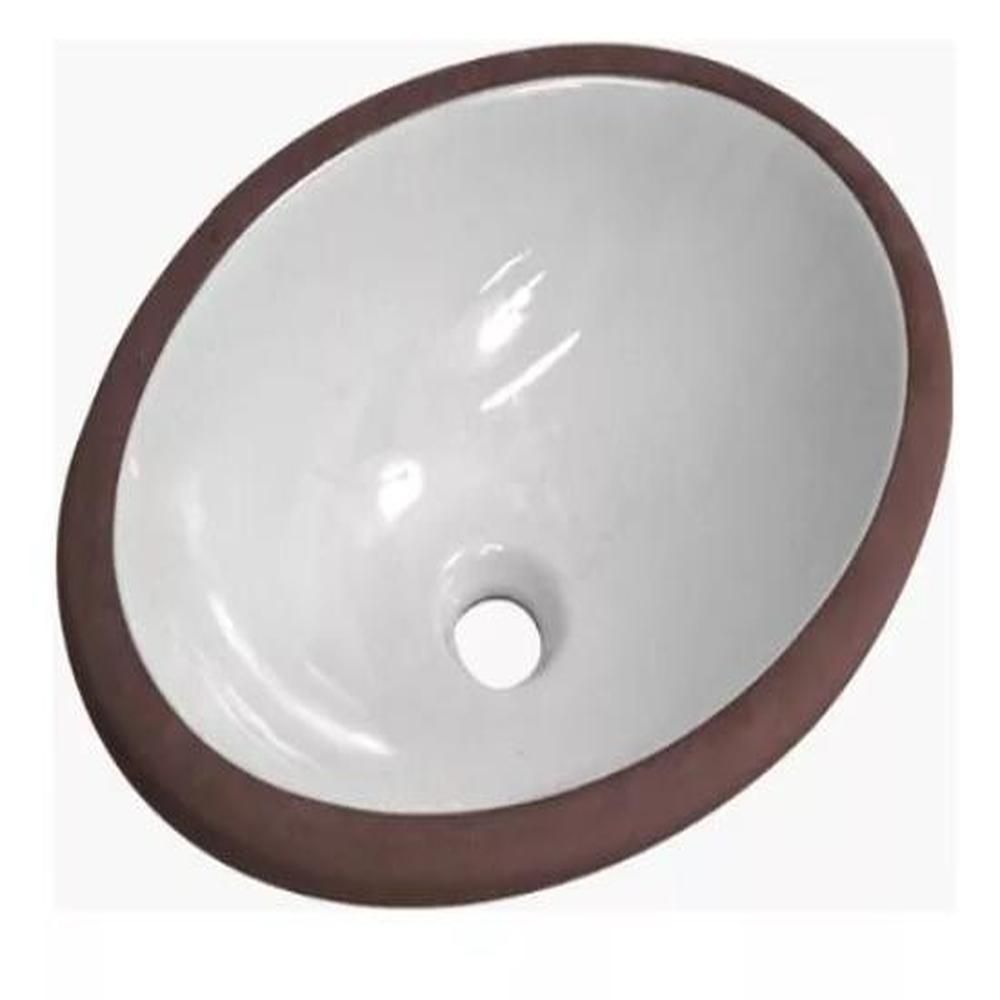 CUBA EMBUTIR OVAL M02 350X270MM BRANCO