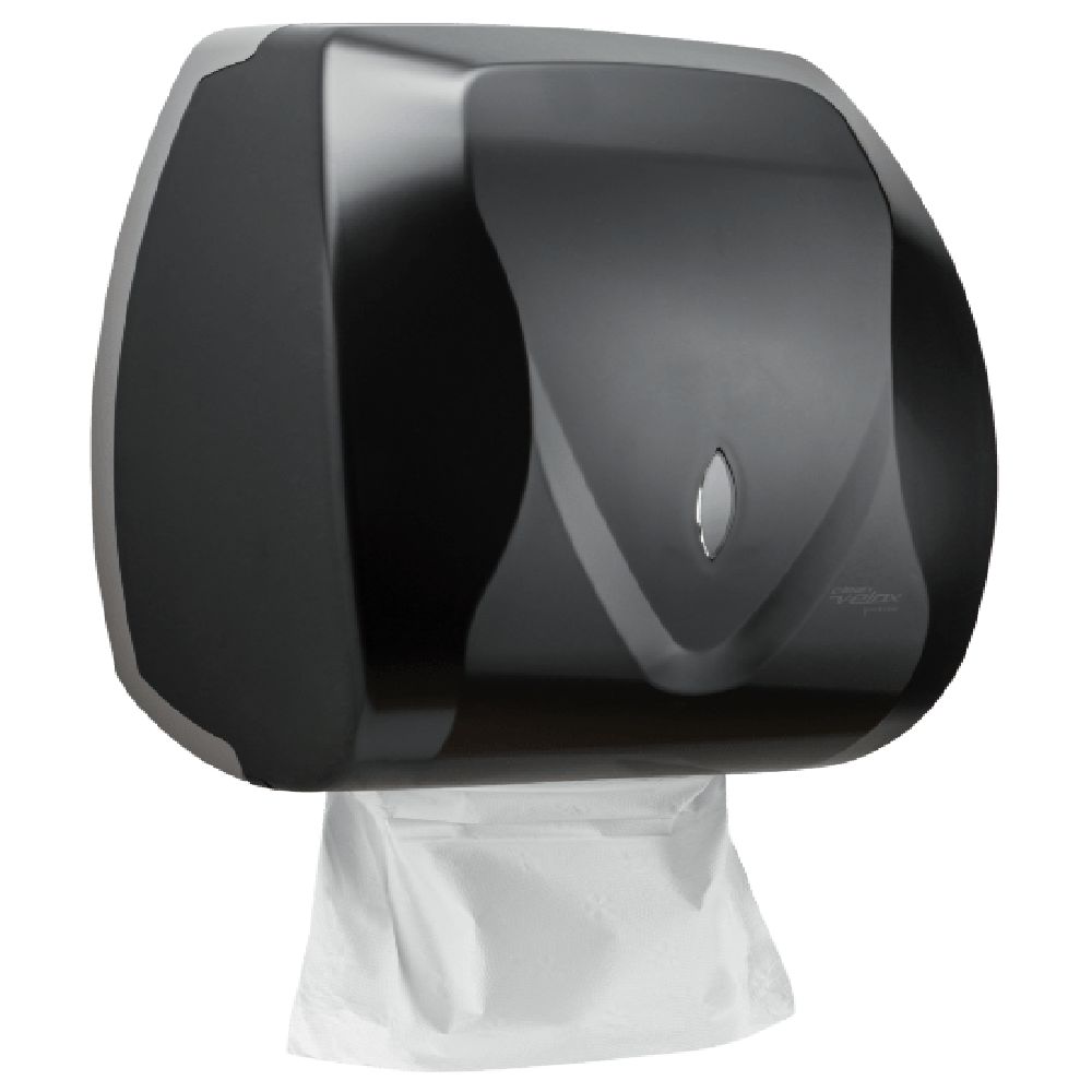DISPENSER PAPEL TOALHA INTERFOLHA VELOX PRETO