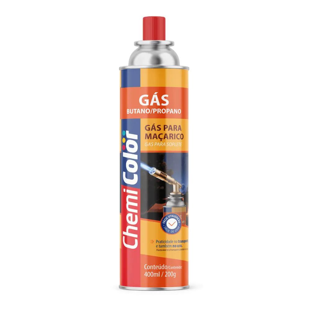 GAS P/MACARICO CHEMICOLOR 400ML/200G