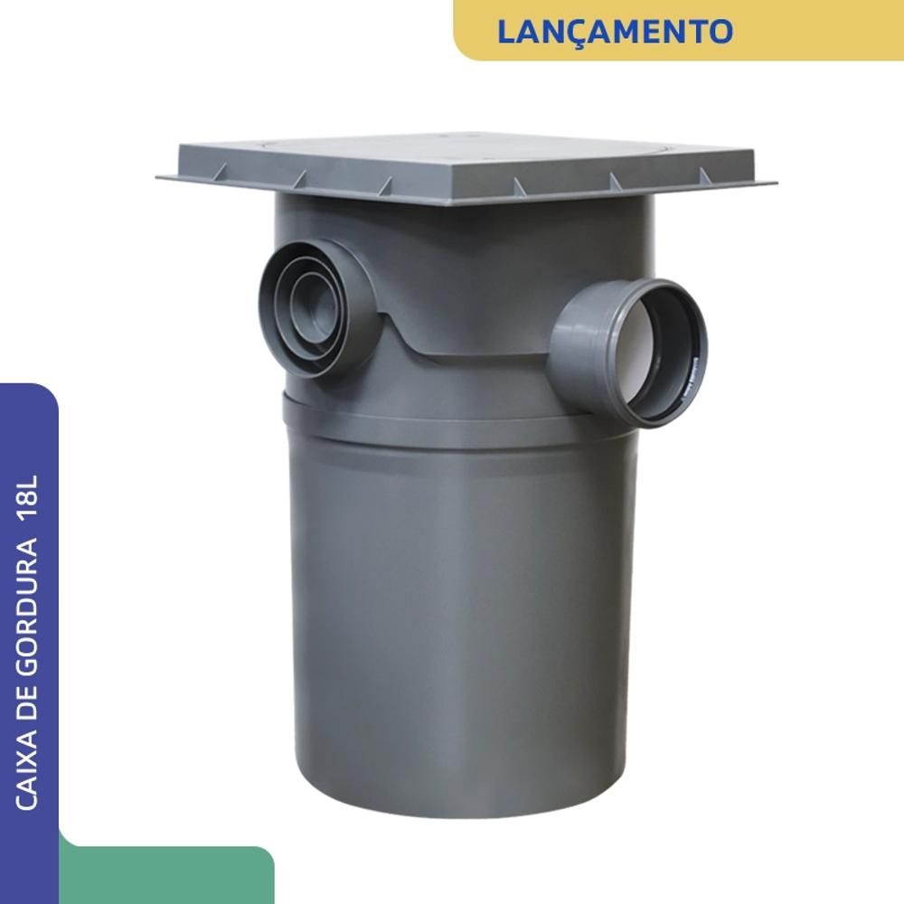 CAIXA DE GORDURA REFORCADA COM CESTO 18L