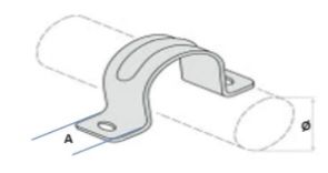 ABRACADEIRA TIPO U 1/2"
