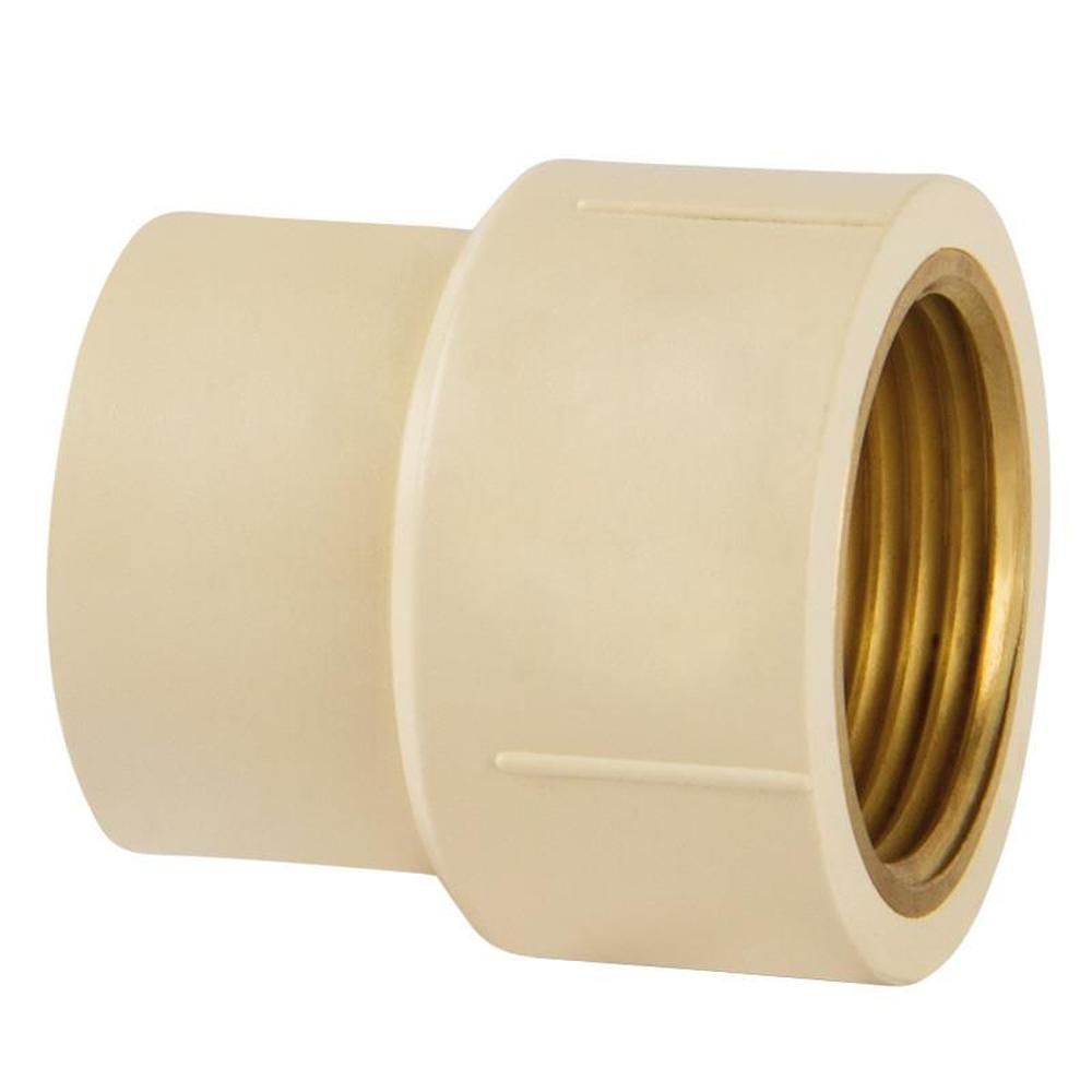 LUVA TRANS FF SUPER CPVC 22X1/2 CB