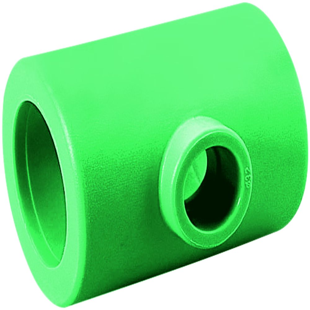 TE F/F/F RED CENTRAL PPR 63X40X63MM