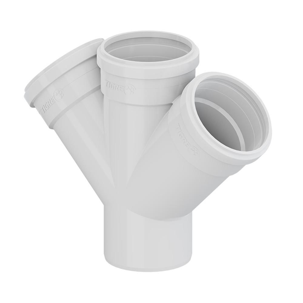 JUNCAO DUPLA ESGOTO 100X100X100MM