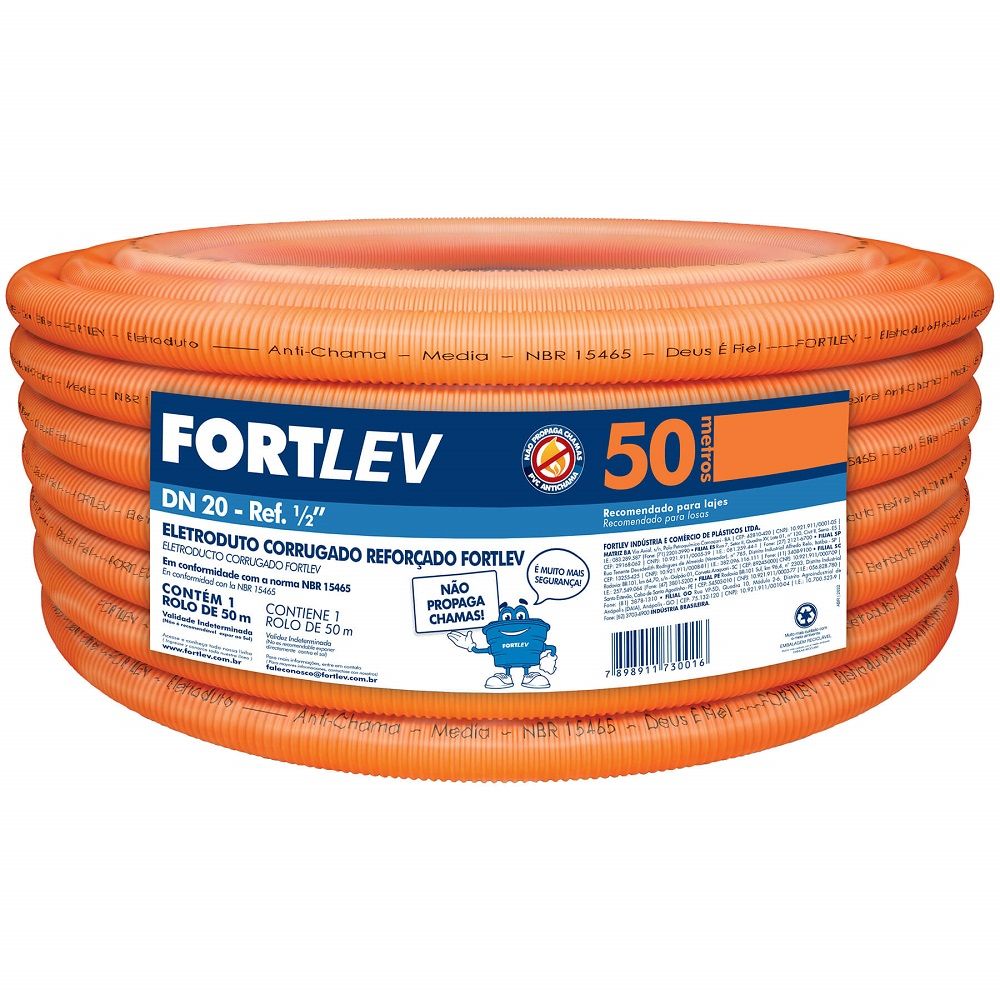 ELETRODUTO CORRUGADO FLEX REFOR 25MMX50M