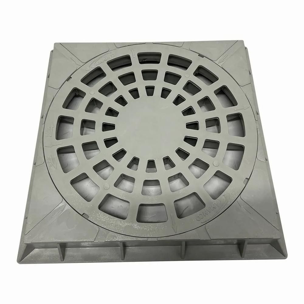 CONJUNTO GRELHA+ PORTA GRELHA PVC 300MM