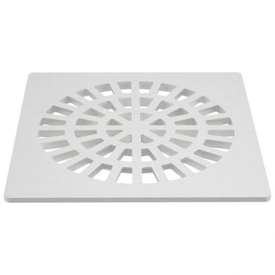 GRELHA QUADRADA 150MM BRANCA