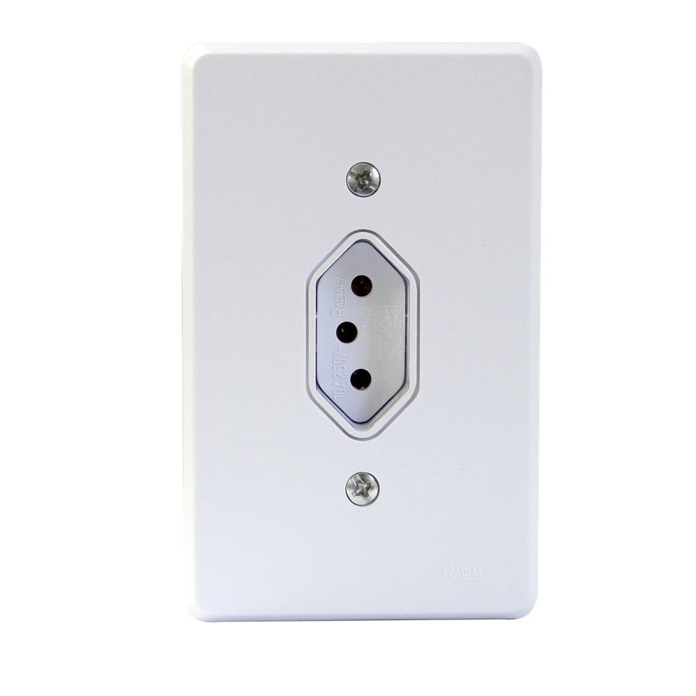 TOMADA 2P+T 10A/250V