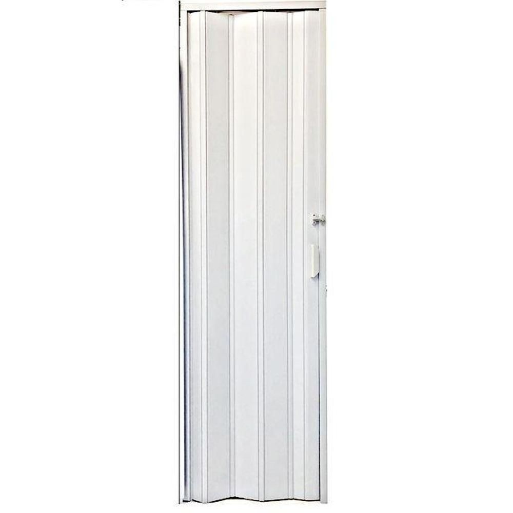 PORTA SANFONADA PVC 60CM BRANCA