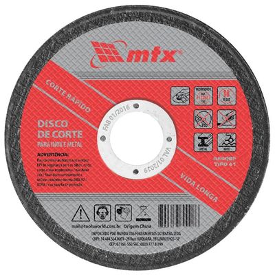 DISCO CORTE ACO/INOX 180X1,6X22MM MTX