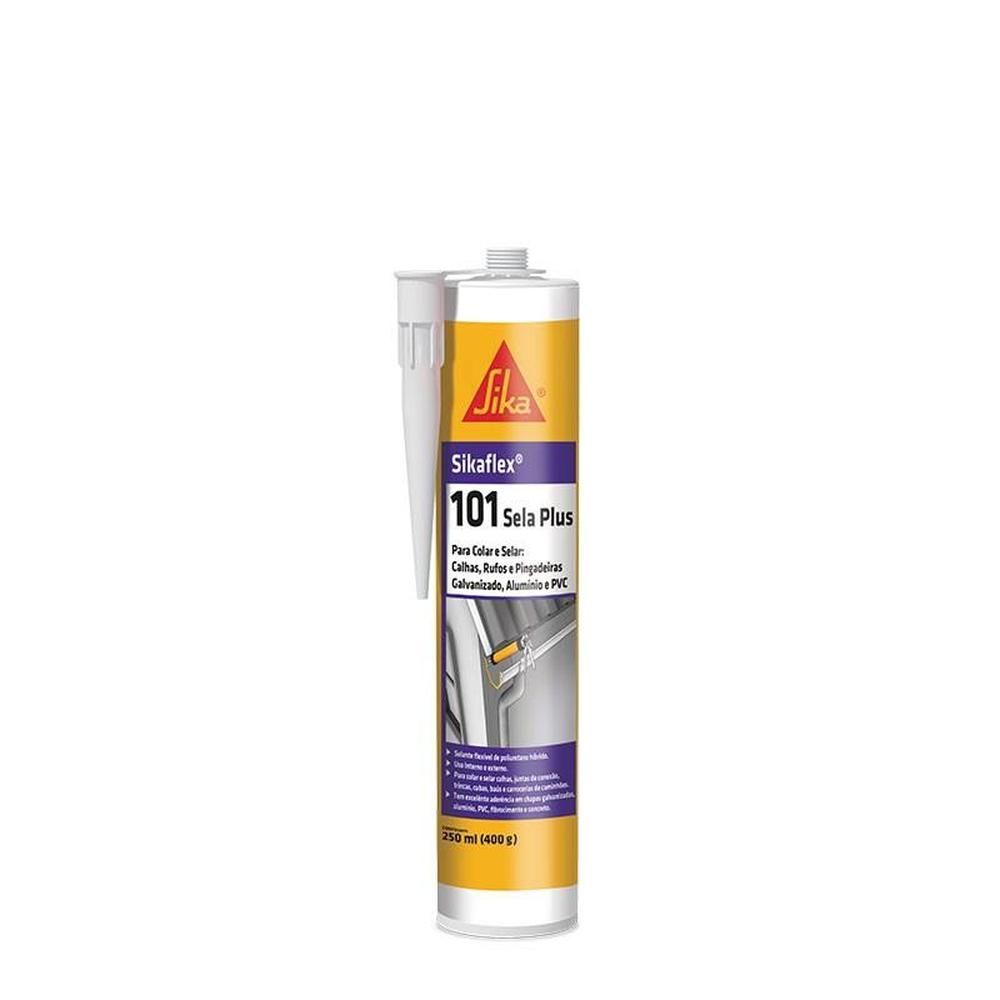 SIKAFLEX 101 SELA PLUS CINZA 250ML