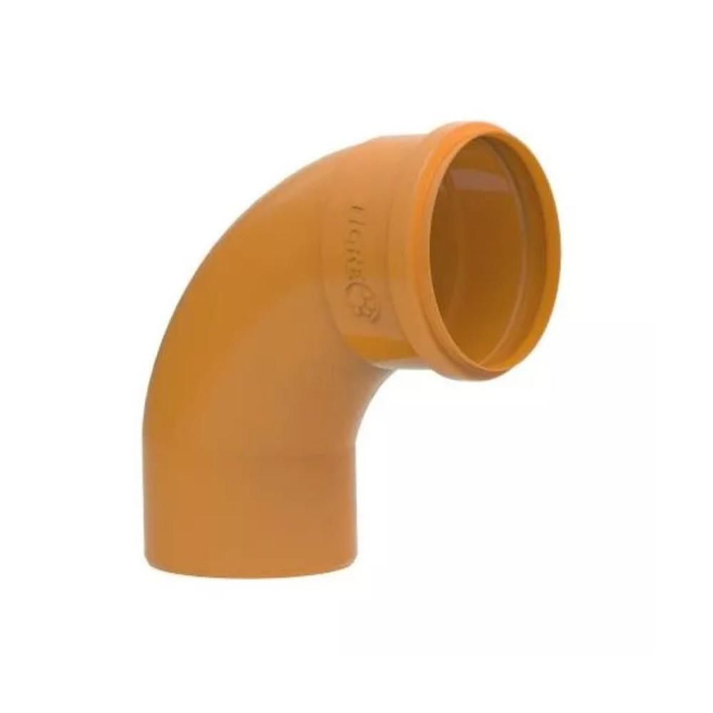 CURVA 90 COLETOR OCRE CTA 100MM PB JE