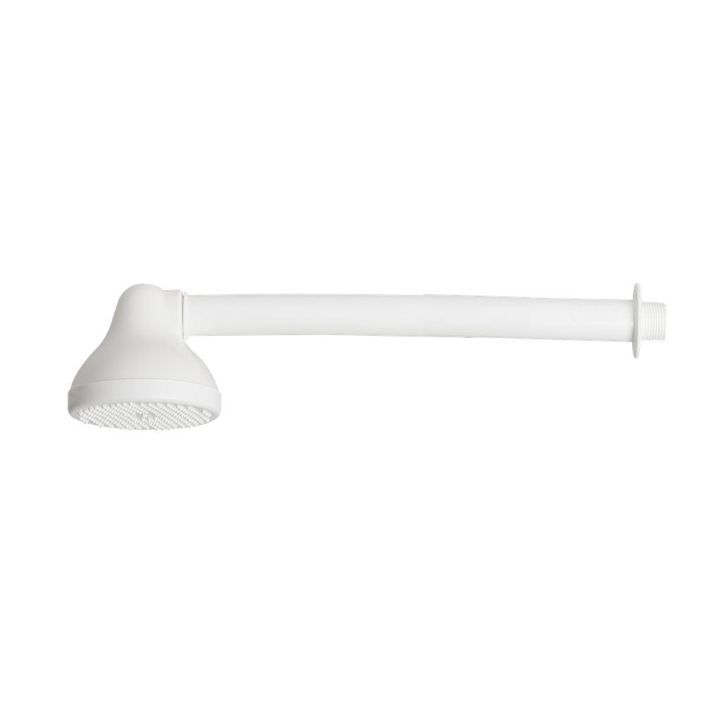 CHUVEIRO PLASTICO 4" C CANO SEM REGISTRO BRANCO