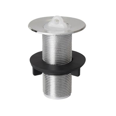 VALVULA PLASTICA PARA LAVATORIO E TANQUE 7/8 V8 CROMADA