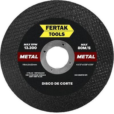 DISCO CORTE METAL 115 X1MM