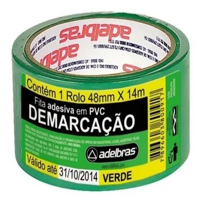 FITA DEMARCACAO SOLO VERDE 48MMX14M