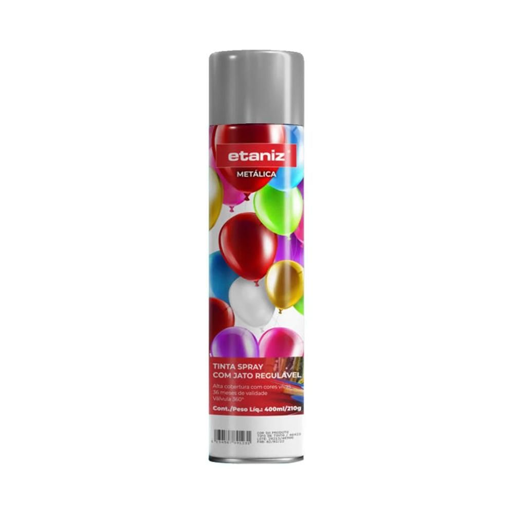 TINTA SPRAY MET ALUM RODAS 210G/400ML