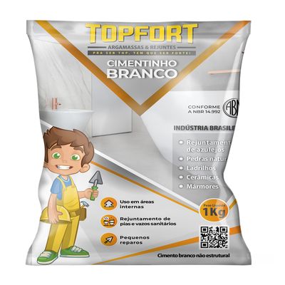 CIMENTO BRANCO 1KG