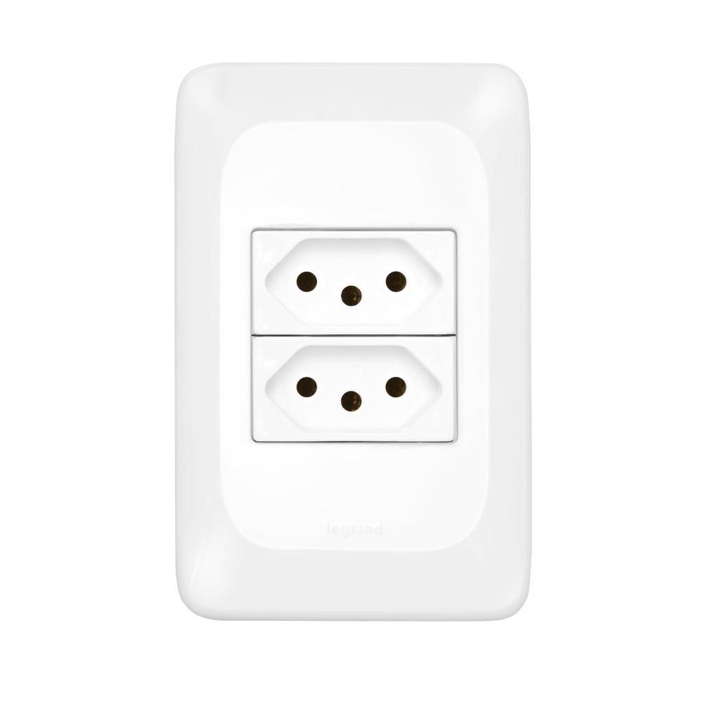 TOMADA POP 4X2 DUPLA 2P+T 10A