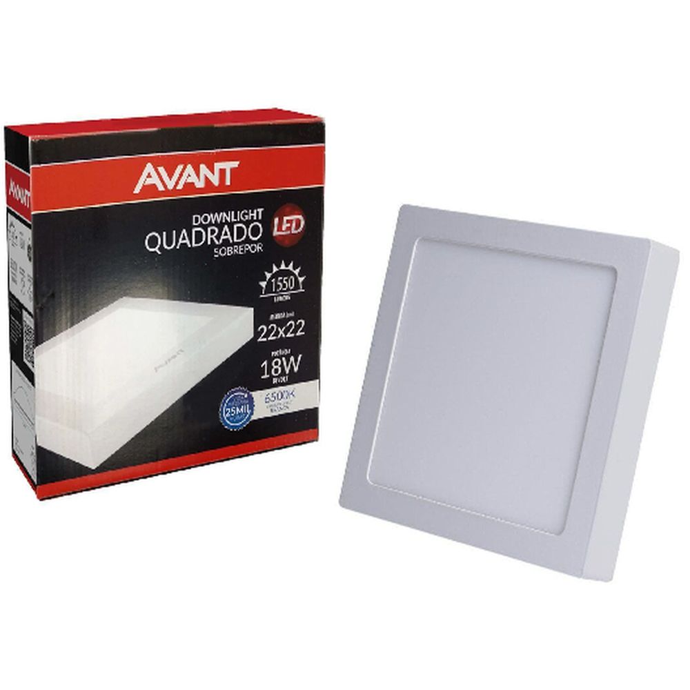 PAINEL LED SOB QUA 22X18W BR6500K BIV