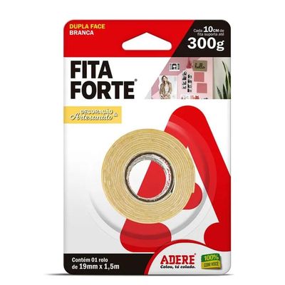 FITA DUPLA FACE TRANSPARENTE 19MMX2M