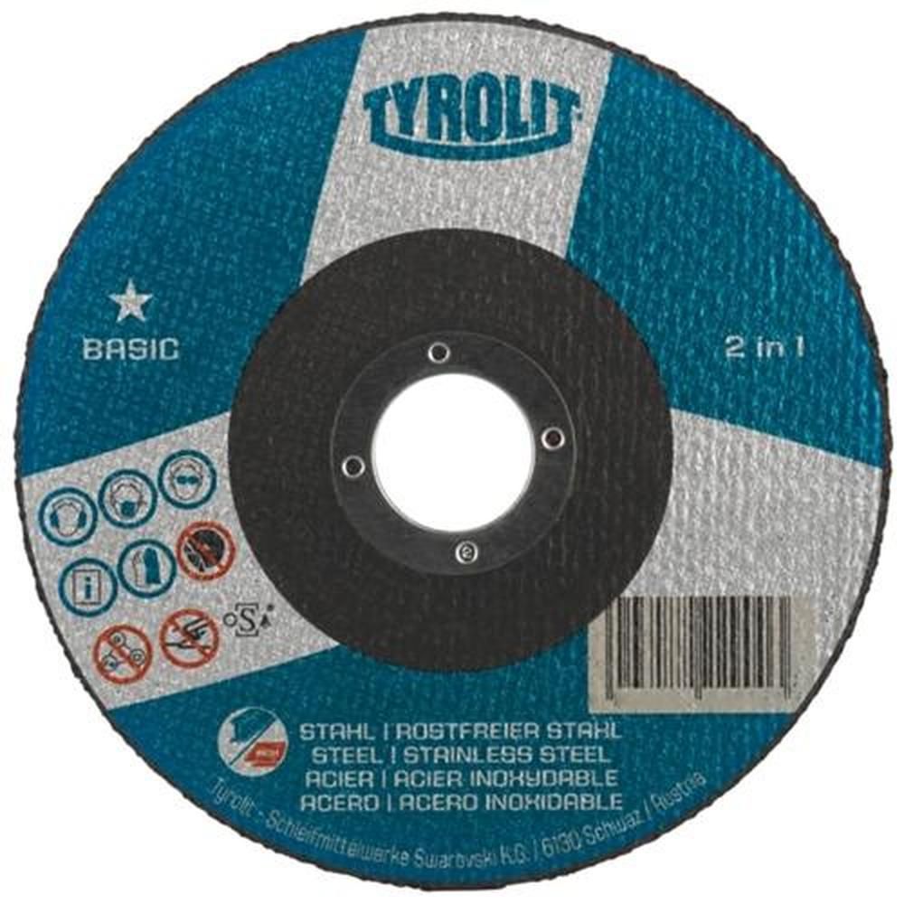 DISCO DE CORTE 2X1 115X1 CZ BASIC TYR
