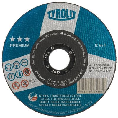 DISCO DE CORTE 2X1 178X3 BASIC TYR