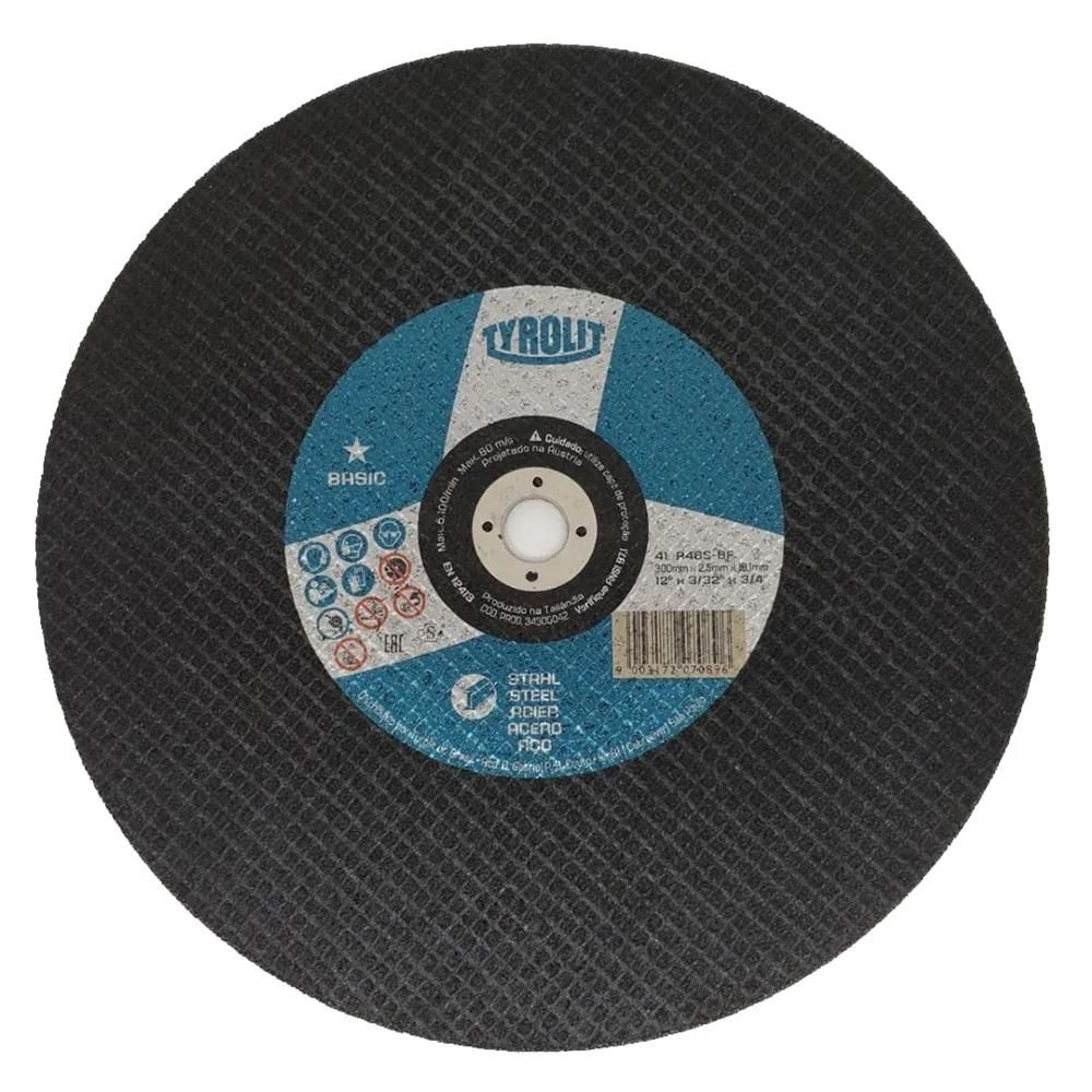 DISCO DE CORTE ACO 300X2,5X19,1 12" TYR